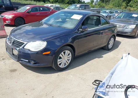 2009 Volkswagen Eos Komfort из США, поврежденный, VIN WVWBA71F69V009030